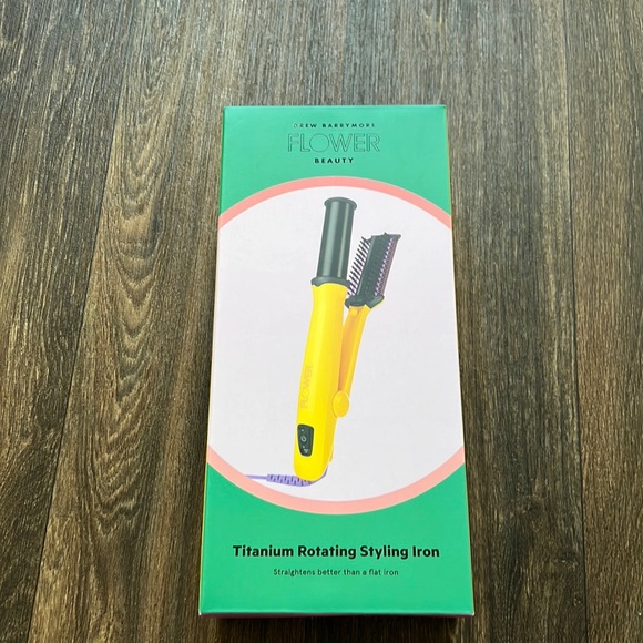Flower Beauty Hair Flower Beauty Titanium Rotating Styling Iron